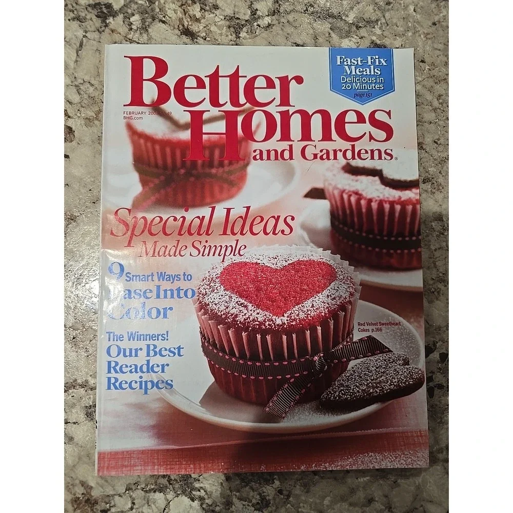Better Homes And Gardens Magazine Special Ideas Made‎ February 2008